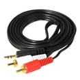 thumbnail image 5 of Cable divisor en Y estéreo RCA de 3,5 mm compatible con altavoces multimedia y sistemas estéreo domésticos de 3,3 piezas, 5 of 5