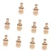 thumbnail image 2 of Juegos de Montessori perfecl Personas Clavija Muñecos Topper de la Torta 10pcs + 20pcs Novio Claro, 2 of 8