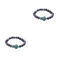 thumbnail image 4 of sweethay de tortuga Ajustable Exquisita joyería turquesa Piedras preciosas naturales y cristales Pulseras de la amistad, 4 of 6