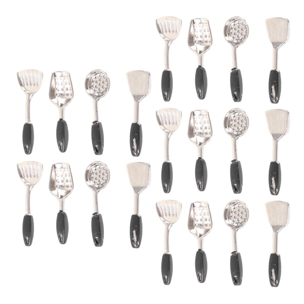 20 Accesorios De Cocina En Miniatura Para Muñecas Elfo – Delantal, Gorro Y Utensilios, Decoración Para Casas De Muñecas