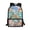 Ocean Turtle Floral, variant on HUIACONG Blue Peacock School Backpack for Middle School Girls Large Capacity Breathable Adjustable Straps for Kids 6‑18 Back to School Daily Use