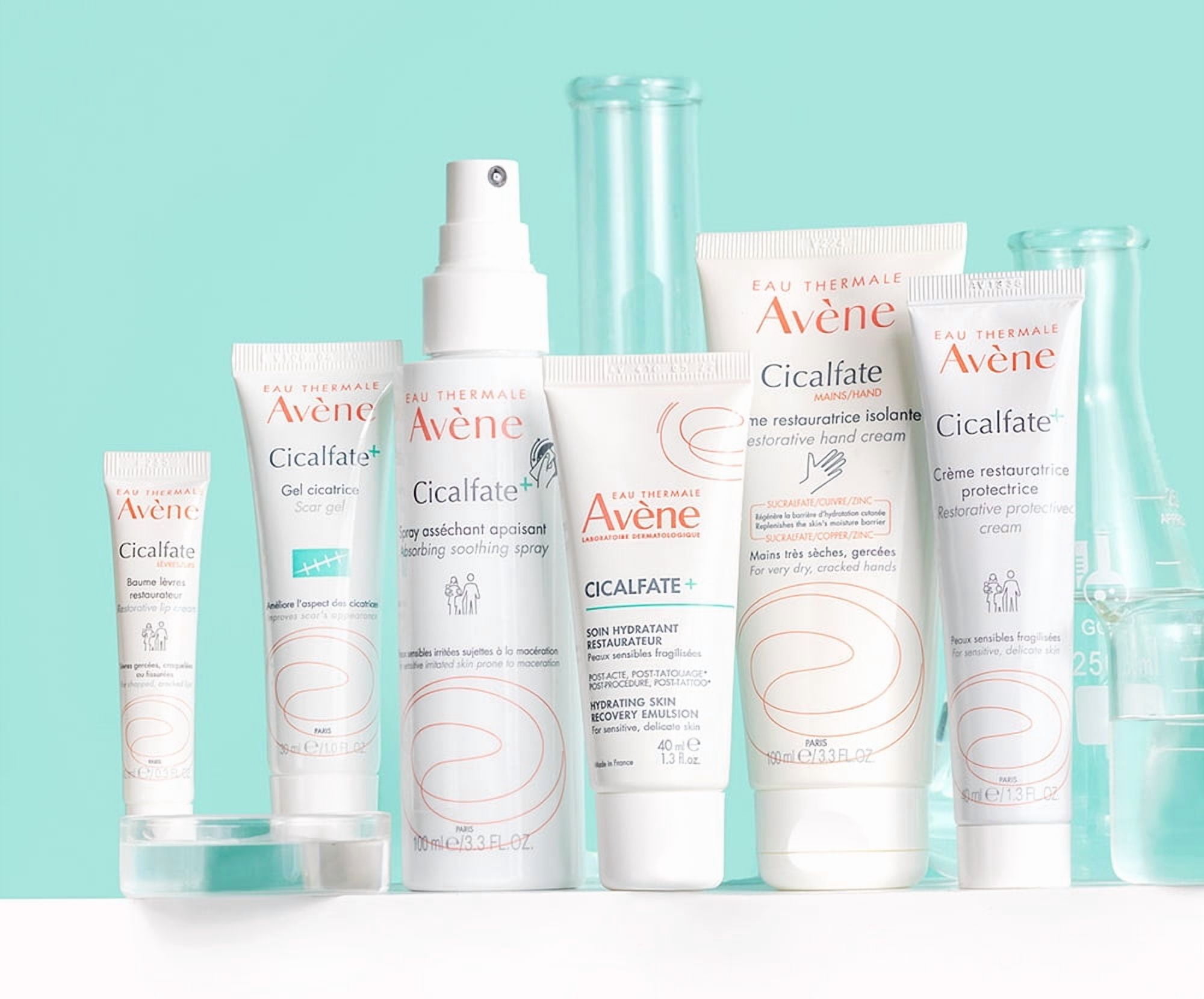 Avene Cicalfate+ Absorbing Soothing Spray - For Dry & Irritated Skin - Helps Restore Skin Barrier, 3.3 fl oz
