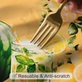 thumbnail image 5 of Lemon Watermelon Tablecloth Washable Round Table Cover for Kitchen Dining Decoration 60 Inch, 5 of 6