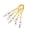 Gold, variant on Yammee 100 Pack DIY Phone Lanyard Polyester Material Phone Charm Carabiner Wrist Lanyard Suitable for MP4 Players DIY Projects