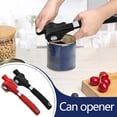 thumbnail image 1 of Fiudx Abrelatas de Acero Inoxidable, Mango Ergonómico para Un Agarre Cómodo, Hoja de Corte Suave, Mecanismo de Apertura Lateral Seguro, Práctico para Uso Doméstico, Viajes y Actividades Al Aire Libre, 1 of 4