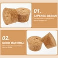 thumbnail image 6 of Monyance cork stoppers 30 Cork Stoppers Tapered Soft Wood 23mm for Wine Beer Bottle Crafts(0.91X0.71X0.79Inches), 6 of 10