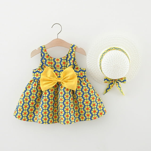 Robe Tutu pour Fillette, Robes pour Filles, Robe d'Anniversaire, Robe de Fête pour Filles, Vêtements d'Été pour Filles 2-3 Ans