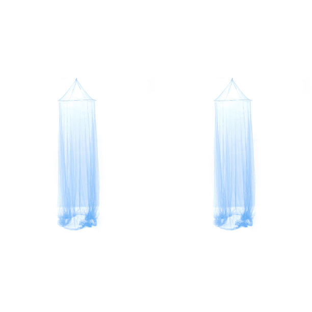 Dosel para Cama Mosquitera Campaña Con Cúpula Princesa () Azul