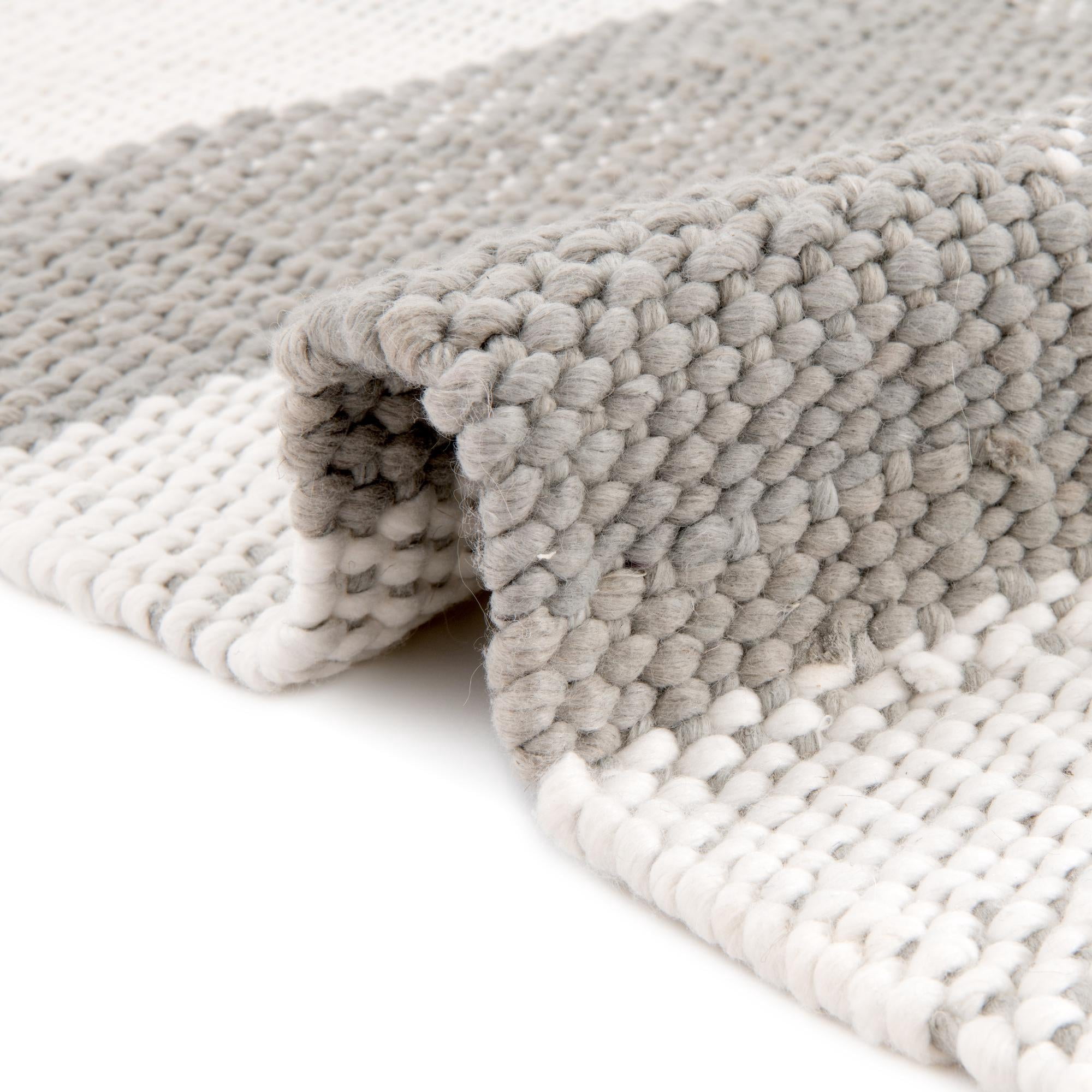 Unique Loom Eco Plaid Indoor Outdoor Washable Collection Area Rug - Balmoral (9' x 12' Rectangle Gray/Ivory)
