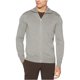 thumbnail image 2 of Perry Ellis suéter de punto con cremallera completa para hombre, gris, grande Perry Ellis  Tejer, 2 of 2