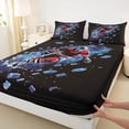 thumbnail image 3 of Homewish Ice Hockey Sports Full Size Sheets, Art Watercolor Splatter Bed Sheets, Teens Kids Girls Boys Sheet Sets, Super Cozy Room Decor, 4 Pieces, 3 of 7
