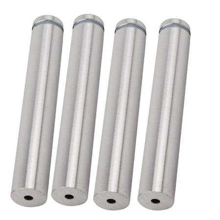 

4pcs Hollow Stainless Steel Advertise Fixing Pins Glass Standoff Mounting Bolts (19*150mm)