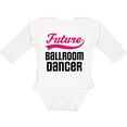 thumbnail image 3 of Inktastic Future Ballroom Dancer Girls Girls Long Sleeve Baby Bodysuit, 3 of 5