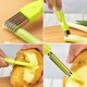 thumbnail image 4 of Stainless Steel Vegetable Cutter, Shredders Plastic Handles Sharp Enough Multi-purpose Peeling For Chopping Onions Green Onions Vegetables Kitchen Kit, 4 of 5