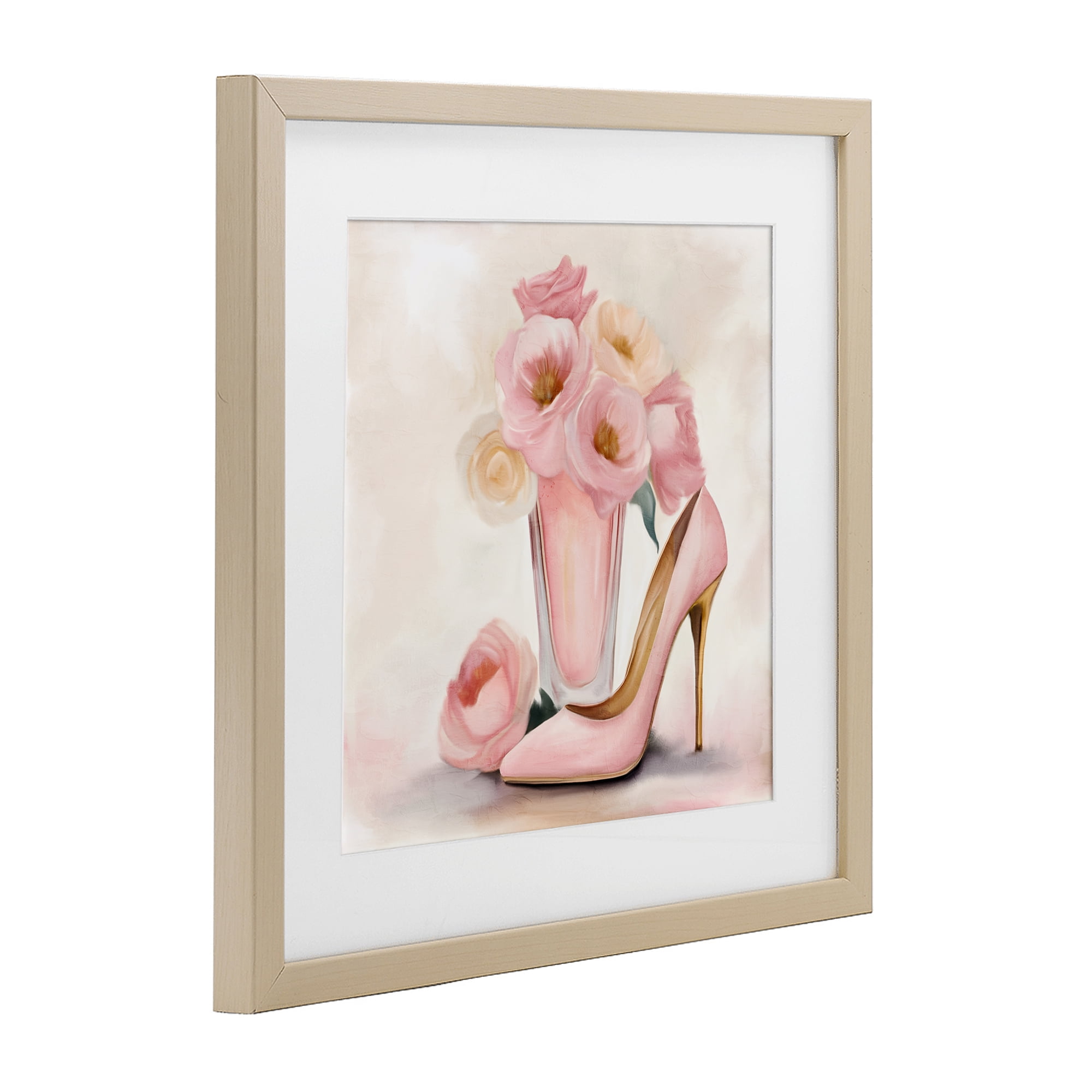 Stupell Industries Pink Beauty Bouquet Birch Framed Print Under Glass, design by Kim Allen