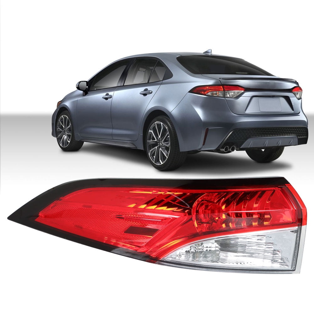 WFLNHB Left Side Tail Light Replacement For Toyota Corolla 2005