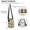thumbnail image 6 of HELLHERO Galaxy Blue Rose Crossbody Sling Bags with with Adjustable Strap for Travel, Outdoor and Daily Use, 6 of 7