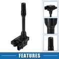 thumbnail image 3 of Unique Bargains 4 Pcs Ignition Coil Pack No.MD362913 for Volvo V40 1999-2004 for Volvo S40 1999-2003 Plastic Black, 3 of 7