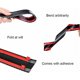 thumbnail image 4 of Adhesivo universal para coche de fibra de carbono, peso ligero, flexible y flexible, accesorios para parachoques de umbral de puerta para la mayoría de los coches, 5 cm, 2,5 m, negro, 4 of 5