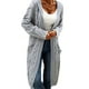 thumbnail image 2 of Ropa de mujer transfronteriza europea y americana Amazon popular casual cárdigan con capucha para mujer suéter de punto trenzado color sólido grueso, 2 of 5