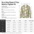 thumbnail image 5 of Gaeub Flowers And Buds Men's and Women's UPF 50+ Long-Sleeved Sun Protection Clothing, Fishing Shirt Long Sleeve Zip-Small, 5 of 7