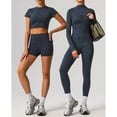 thumbnail image 2 of Top-kevin 2pcs Women's Sports Bra & Shorts Set Yoga Outfit Gym Matching Workout Sets, 2 of 10