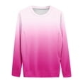 thumbnail image 5 of Edvintorg Maternity Shirts Fashion Gradient Print Casual Long Sleeve Pullover Winter Maternity Sweatshirt Nursing Shirts for Breastfeeding, 5 of 5