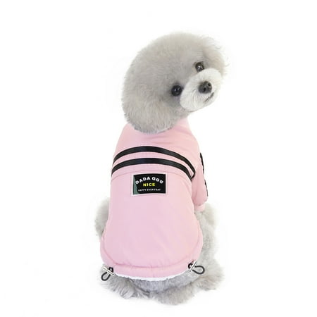 

PEONAVET Cat Dog Christmas Outfit Cat Costume Pet clothing autumn and winter clothing new sports two-legged cotton coat