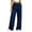 Navy, variant on SUYIDA Girls Wide Leg Sweatpants Elastic Waist Loose Fit Joggers School Outdoor Back to School for Ages 5-16 Years Sweatpants