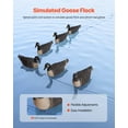 thumbnail image 5 of VEVOR Canada Goose Decoys, Outdoors Goose Decoy for Waterfowl Hunting, Durable Plastic Floaters with Ultra Realistic Paint,for Pool,Pond,Lake,Garden Yard Decoration, Easy to Carry and Use,6-Pack, 5 of 9