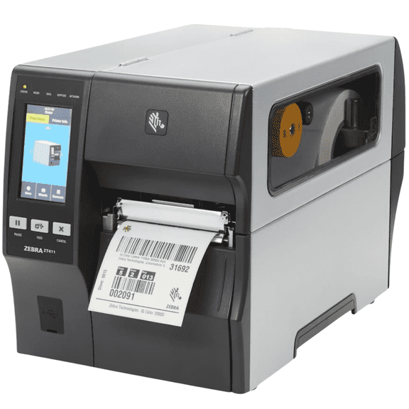 Zebra ZT411 Thermal Transfer Industrial Printer 300 dpi 4 in Serial USB Ethernet Bluetooth ZT41143-T010000Z