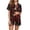 Multicolor AJ, variant on Enjoytime Christmas Pajamas for Women Set Print Notch Collar Short Sleeve Shirts Shorts 2 Piece Loungewear Sets Casual Button Down Sleepwear