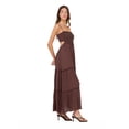 thumbnail image 3 of Forever 21 Women’s Smocked Maxi Dress with Adjustable Spaghetti Straps, Tiered Skirt and Flowing Silhouette for Casual or Dressy Occasions, XS-XL, 3 of 6