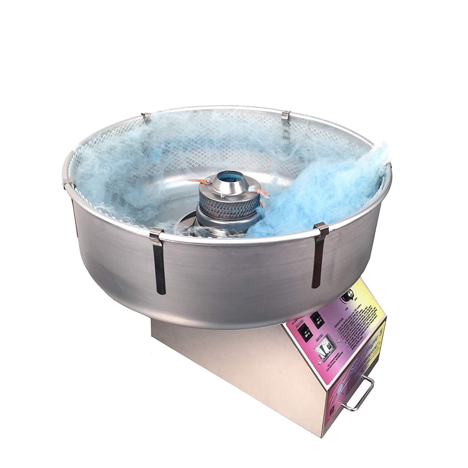 Paragon Spin Magic 5 Cotton Candy Machine with Metal Bowl