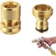 thumbnail image 1 of Auspicioso-3/4 conectores de manguera de agua, conector rápido de latón, conector de grifo de rosca hembra y conector de rosca macho, accesorios de manguera de jardín para Wateri kaili Sencillez, 1 of 5