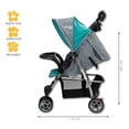 thumbnail image 2 of Carriola Trendy Kids Jet Reclinable Canastilla Azul, 2 of 5