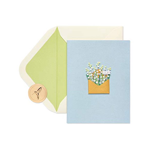 Papyrus Blank Friendship Card (With Love Flowers)