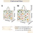 thumbnail image 2 of FORMRS Womens Corduroy Tote Bag Crossbody Shoulder Handbag with Pocket, Green Cute Vegetables, 2 of 7