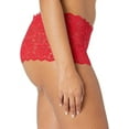 thumbnail image 2 of Women's Maidenform DMCLBS Sexy Must Haves Lace Cheeky Boyshort Panty (Crimson Sunset 7), 2 of 2