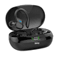 thumbnail image 1 of Auriculares Deportivos Inalámbricos Bt5.4 Con Gancho Belug, Negro, 1 of 5