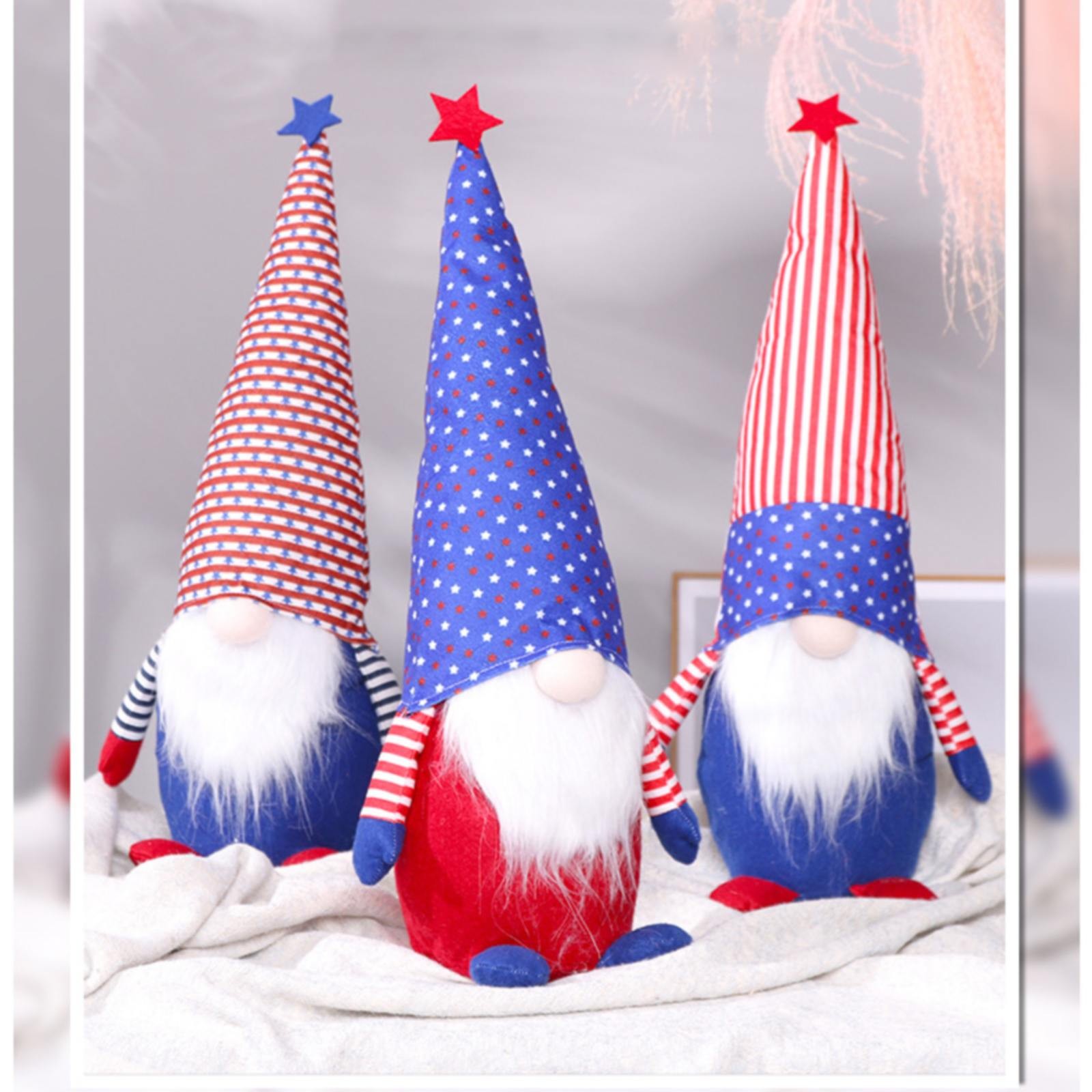 CozyQx Home Decor Living Room - 4th of July Table Ornament, American