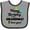 Heather and Black, variant on Inktastic Happy Birthday, Grandma I Love You Boys or Girls Baby Bib