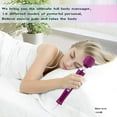 thumbnail image 3 of Godewogo Personal Wand Electric Massager with 10 Powerful Vibrations, Handheld Neck Shoulder Back Body Massager Wand Massage for Deep Muscles Pain Relief (Purple), 3 of 8