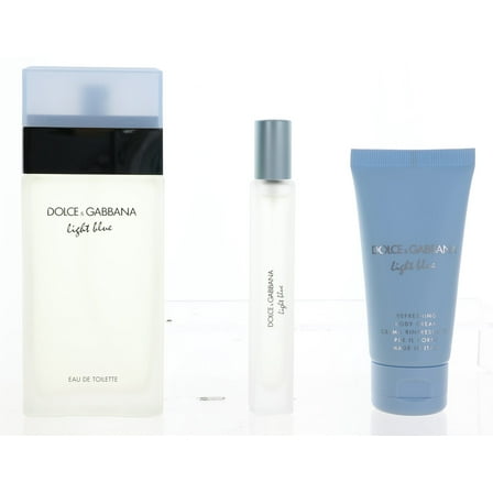 Light Blue by Dolce & Gabbana, 3 Piece Gift Set for Women