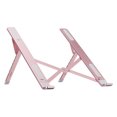 thumbnail image 1 of Amdohai Support d'Ordinateur Portable Réglable à 6 Niveaux, Portable, Pliant, en Alliage d'Aluminium, Support de Tablette pour Ordinateur Portable, Tablette, Livre, Or Rose, 1 of 7