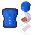 thumbnail image 6 of Motoforti 6pcs Blue Wrist Support Guard Elbow Knee Pads for Cycling Riding Protective Gear, 6 of 7