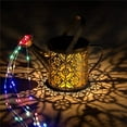 Solar Watering Can with Fairy Lights Garden Decor Watering Can Lights for Patio Path Tree Lawn
