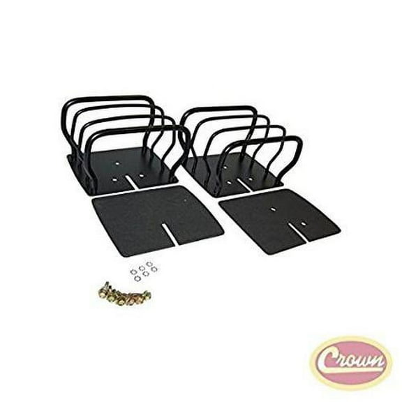 Crown Automotive RT26017 CASRT26017 97-06 TJ WRANGLER/87-95 YJ WRANGLER/76-83 CJ-5/76-86 CJ-7/81-86 CJ-8 TAIL LIGHT GUARD SET