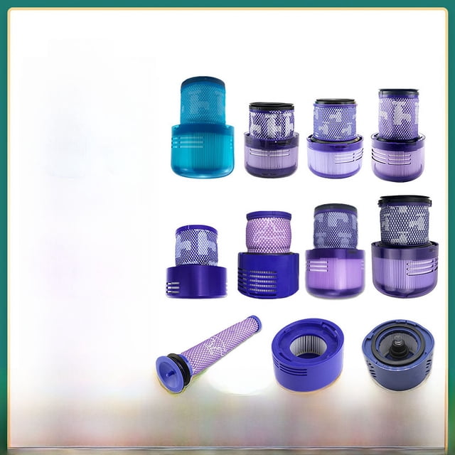 Adecuado para varios filtros de aspiradora V6 V7 V8 V10 V11 V12 V15 cabezal de cepillo eléctrico de filtro