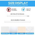 thumbnail image 5 of White Adjustable Tension Curtain Rod 28-45 Inch No Drilling Spring Loaded Window Rod for Bedroom Doorway Window Closet 1 Pack, 5 of 5